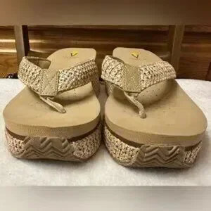 Volatile Raffia Volatile | Shoes | Volatile Natural Woven Raffia Platform Wedge Sandals ...